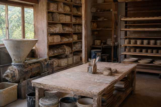 clay-preparation-room